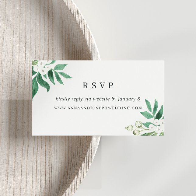 Tarjeta De Recepción Greenhouse | Sitio web Boda RSVP (Subido por el creador)