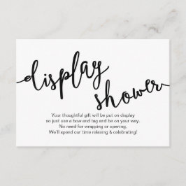 Tarjeta De Recepción Grito negro ruso, ducha de pantalla