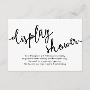 Tarjeta De Recepción Grito negro ruso, ducha de pantalla