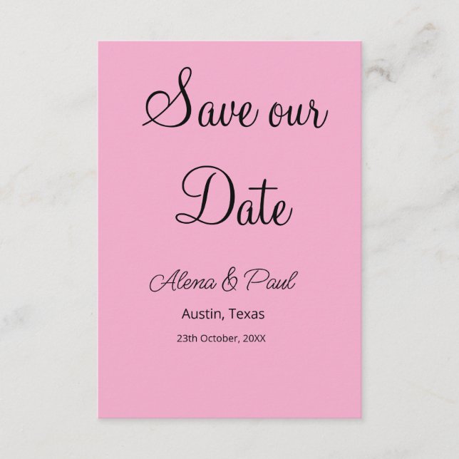 Tarjeta De Recepción Guardar nuestra fecha QR agregar nombre de la foto (Anverso)