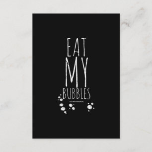 Tarjeta De Recepción Guay Natación Comer Mis Burbujas Nadar Divertido N