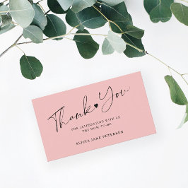 Tarjeta De Recepción Guión de ducha de bebé de presupuesto rosado graci