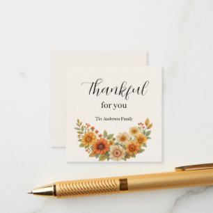 Tarjeta De Recepción Guirnalda de Otoño - Acción de Gracias Floral de C