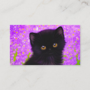Tarjeta De Recepción Gustav Klimt Cat
