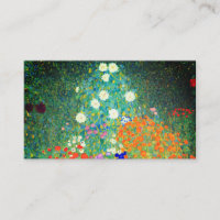 Gustav Klimt Flower Garden