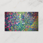 Tarjeta De Recepción Gustav Klimt Italian Garden<br><div class="desc">Cartas de clausura con el paisaje del jardín italiano de Gustav Klimt (1913). Un bonito jardín de flores de colores: rojo,  blanco,  rosa,  morado. Un gran regalo para los amantes del arte Art Nouveau y austriaco.</div>