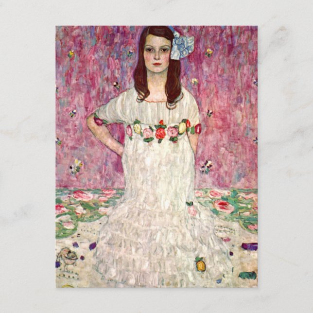 Tarjeta De Recepción Gustav Klimt Mada Primavesi (Anverso)