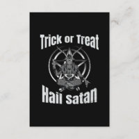 Hail Satan Pentagram Goat Halloween