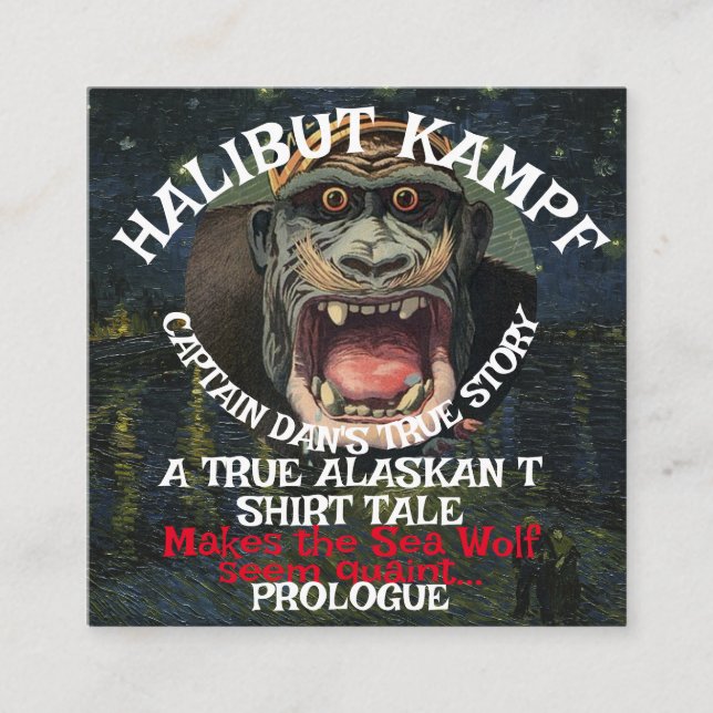 Tarjeta De Recepción Halibut Kampf El Prolog del Capitán Dan (Anverso)