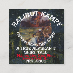 Tarjeta De Recepción Halibut Kampf El Prolog del Capitán Dan