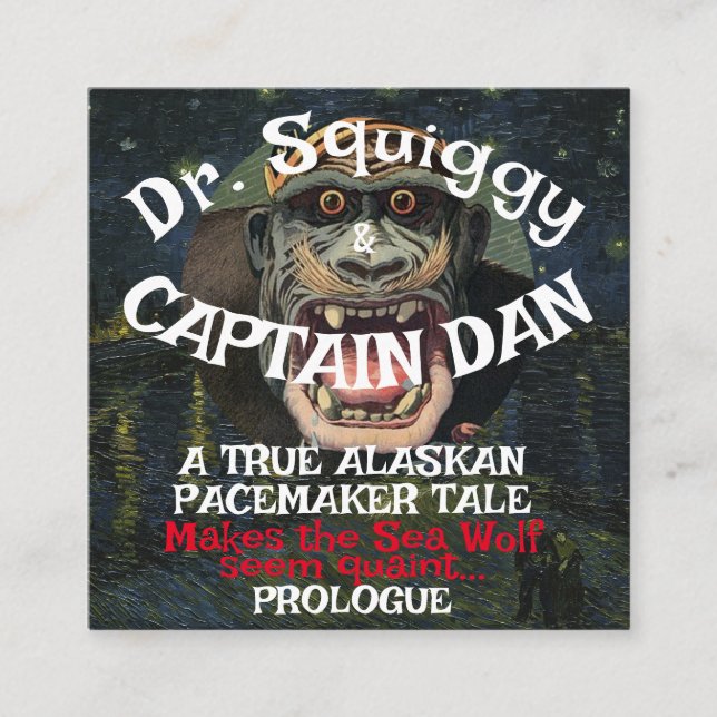 Tarjeta De Recepción Halibut Kampf El Prolog del Capitán Dan (Anverso)