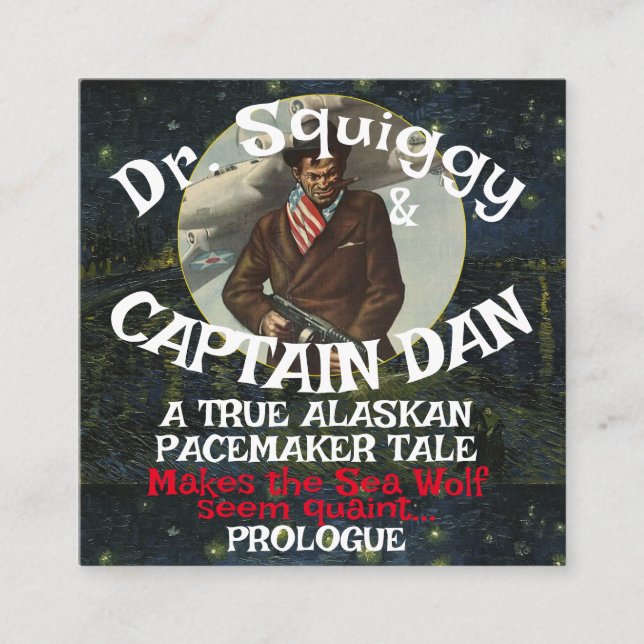 Tarjeta De Recepción Halibut Kampf El Prolog del Capitán Dan (Anverso)
