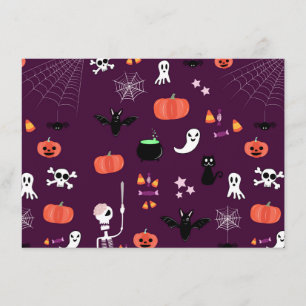 Tarjeta De Recepción Halloween