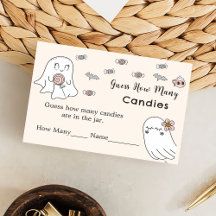 Halloween adivina cuántas cartas de inclusión de j