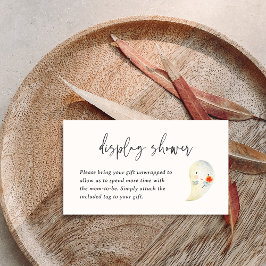 Tarjeta De Recepción Halloween Baby Display Shower Enclosure Card