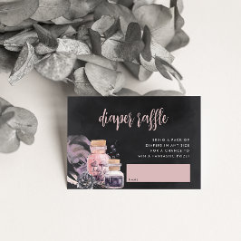 Tarjeta De Recepción Halloween Baby Shower Diaper Raffle