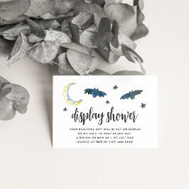 Tarjeta De Recepción Halloween Baby Shower Display Shower