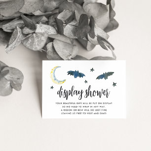 Tarjeta De Recepción Halloween Baby Shower Display Shower