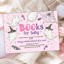 Halloween Chica de Baby Shower: Libros rosados par