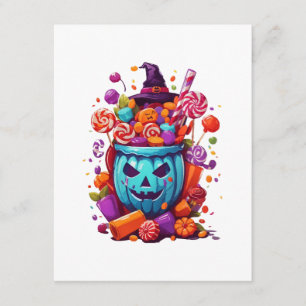 Tarjeta De Recepción Halloween divertido