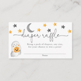 Tarjeta De Recepción Halloween lindo bebé fantasma caída baratijas de r