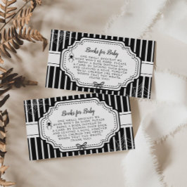 Tarjeta De Recepción Halloween Otoño Libros góticos espumosos para bebé