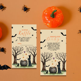Tarjeta De Recepción Halloween Witch Potion Baby Shower Books para el b