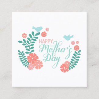 Tarjeta De Recepción Happy mother's day calligraphy text in floral desi