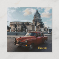 Havana Cuba Coche Clásico Antiguo 