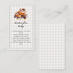 Tarjeta De Recepción Hay un bollo en el Baby Shower neutral de cuernos