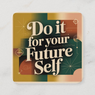 Tarjeta De Recepción Hazlo por tu futuro tú
