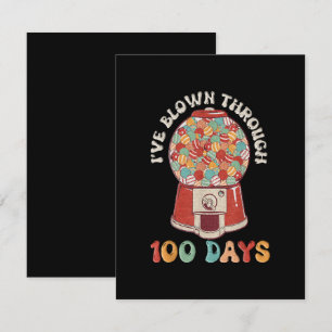 Tarjeta De Recepción He soplado 100 días