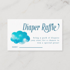 Tarjeta De Recepción Heaven Sent Boy Diaper Raffle Ticket