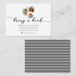 Tarjeta De Recepción Helado y pepinillos Antojos extraños traen un libr