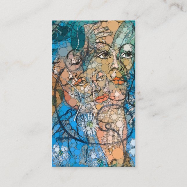 Tarjeta De Recepción Hera, puntos infinitos por Francis Picabia (Anverso)