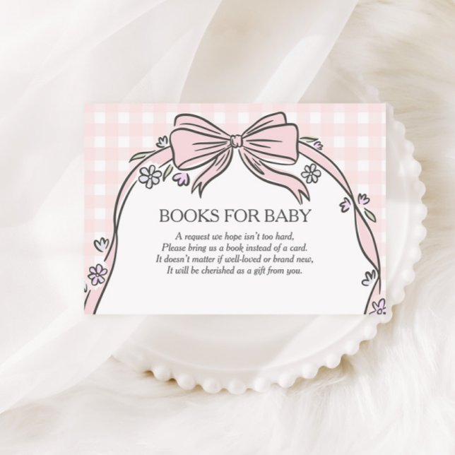 Tarjeta De Recepción Here's the Scoop Pink Ice Cream Sundae Baby Shower (Subido por el creador)