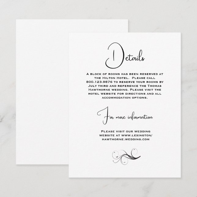 Tarjeta De Recepción Hermoso Boda de flores de primavera (Anverso / Reverso)