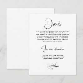 Tarjeta De Recepción Hermoso Boda de flores de primavera