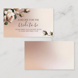 Tarjeta De Recepción Hermoso tono de rosa beige para fiesta de desposad
