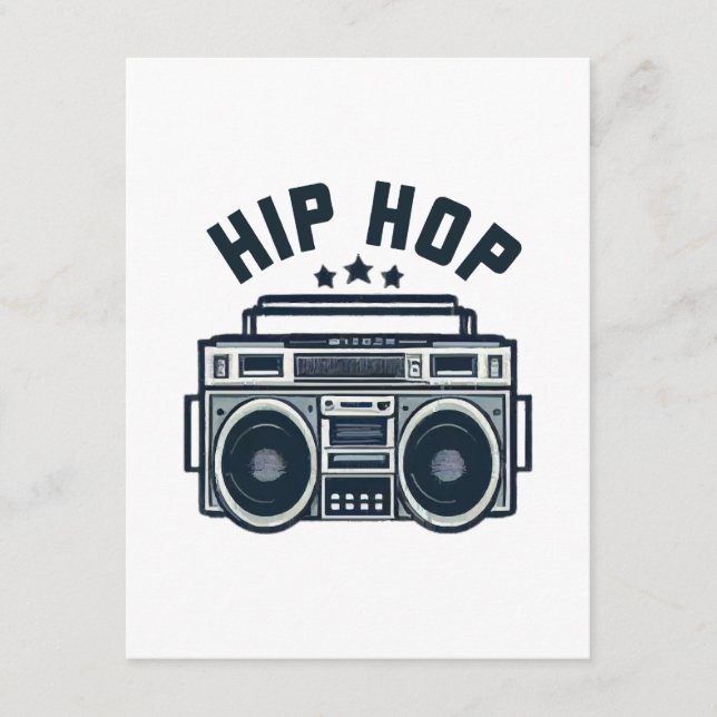 Tarjeta De Recepción Hip hop (Anverso)