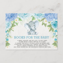 Híptico Elefante Floral Azul Libros para Bebé