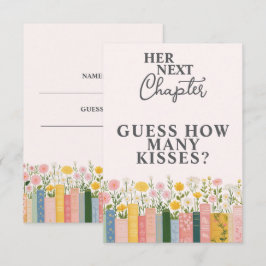 Tarjeta De Recepción Historia Floral de Cuentos Su Próximo Capítulo Des
