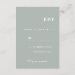 Tarjeta De Recepción Hochzeits Einladung Antwortkarte RSVP