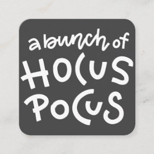 Tarjeta De Recepción Hocus Pocus Halloween