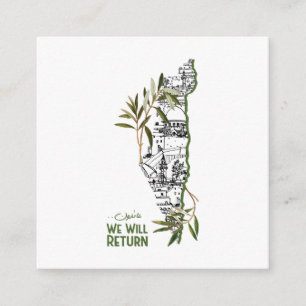 Tarjeta De Recepción Hogares dentro del mapa, aceptados por las ramas d