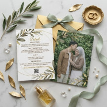 Hojas de Oro Elegancia Boda Musulmana