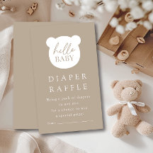 Hola Baby Bear Diaper Raffle