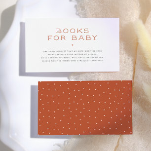Tarjeta De Recepción Hola Bebé Libros Minimalistas Escandinavos Para
