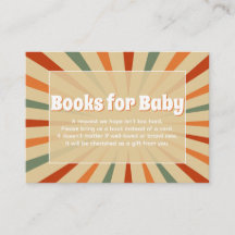 Hola Bebé Libros Retro Verde Salvia Naranja para B