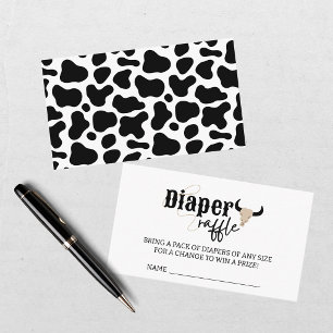 Tarjeta De Recepción Hola Bebé Vaquero Negro y Beige Fiesta de Bienveni